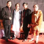 Sudesh Bhosle, Hridaynath Mangeshkar, Suddhant Bhosle and Harish Bhimani at Hridayotsav 71 in Mumbai on 26th Oct 2013